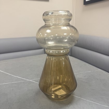 Livon - Glass Vase - Ochre Livon - Glass Vase - Ochre