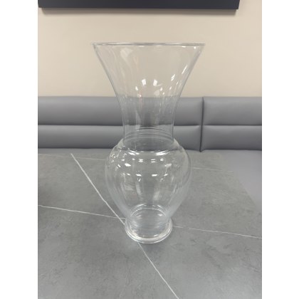 Clear Tulip Shape Tall Vase Clear Tulip Shape Tall Vase