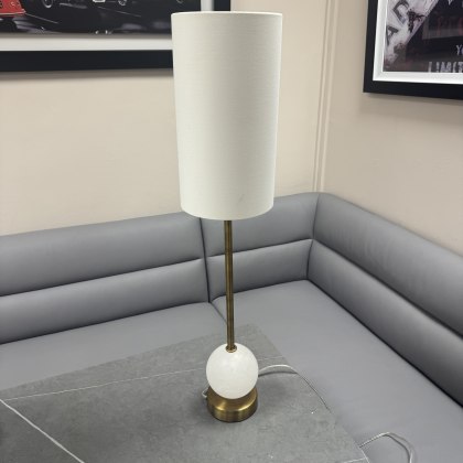 Marble & Brass Slimline Table Lamp Marble & Brass Slimline Table Lamp