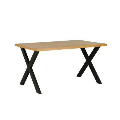 Clinton Oak & Steel - Dining Table Clinton Oak & Steel - Dining Table