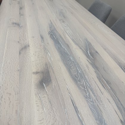 Bodahl - Kansas - Solid Oak Dining Table with X Frame + Bar Bodahl - Kansas - Solid Oak Dining Table with X Frame + Bar