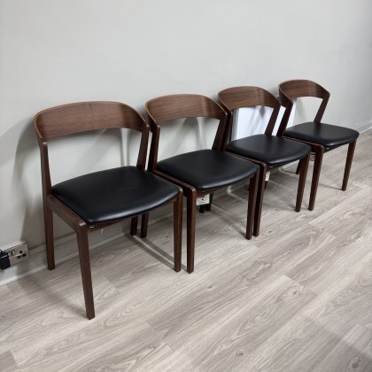 Skovby - SM825 - Set Of 4 Dining Chairs - Wooden Back Skovby - SM825 - Set Of 4 Dining Chairs - Wooden Back