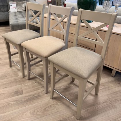 Provence - Set of 3 Barstools - Sold as seen Provence - Set of 3 Barstools - Sold as seen