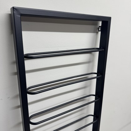 Black Metal Wine Rack - Holds 8 Bottles Black Metal Wine Rack - Holds 8 Bottles