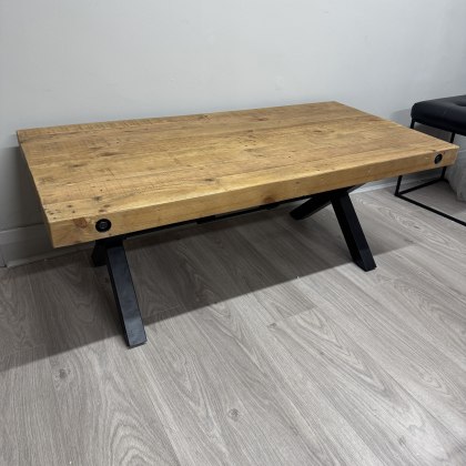 Coffee Table with Metal Tension Base Coffee Table with Metal Tension Base