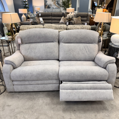 Parker Knoll - Boston - Large 2 Seater Power Recliner Sofa in Hugo Dove Parker Knoll - Boston - Large 2 Seater Power Recliner Sofa in Hugo Dove