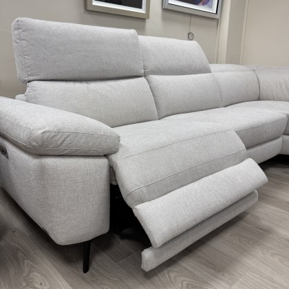 Natuzzi Editions - Coro Cornersofa Minerva Fabric with Elec Recliner Natuzzi Editions - Coro Cornersofa Minerva Fabric with Elec Recliner