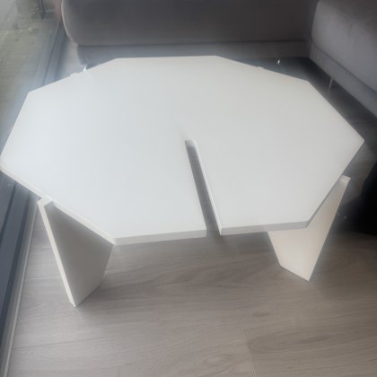 Natuzzi Editions - Octopus - White Coffee Table Natuzzi Editions - Octopus - White Coffee Table