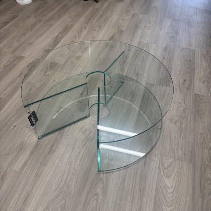 Natuzzi Editions - Pepe Glass Round Coffee Table Natuzzi Editions - Pepe Glass Round Coffee Table