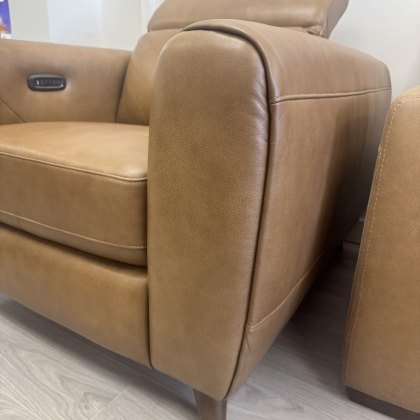 Athena - Honey Leather Recliner Armchair Athena - Honey Leather Recliner Armchair