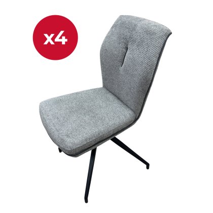 Set of 4 - Sicily Grey Dining Chairs Set of 4 - Sicily Grey Dining Chairs
