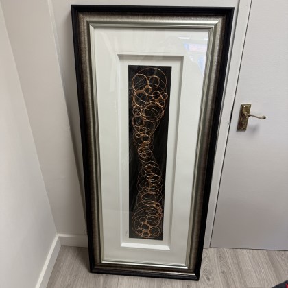 Framed Artwork - Copper Rings - Large Artwork Framed Artwork - Copper Rings - Large Artwork