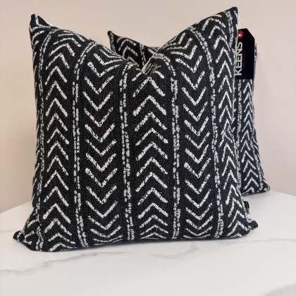 Cushion Bundle - Set of 2 - Black Chevron Cushion Bundle - Set of 2 - Black Chevron