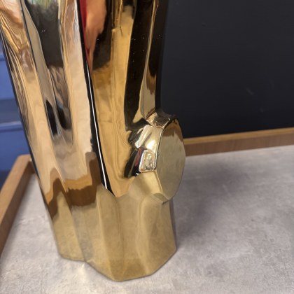 Natuzzi Editions - Vase Log Gold Natuzzi Editions - Vase Log Gold