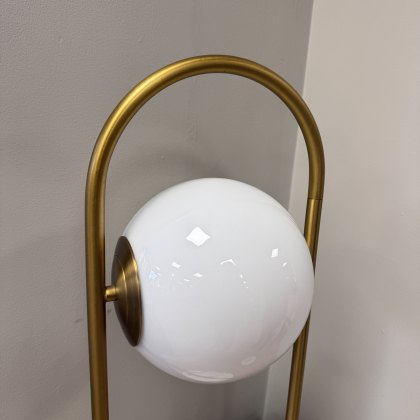 Libra Glass & Brass Table Lamp Libra Glass & Brass Table Lamp